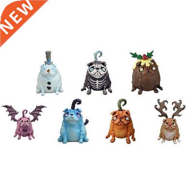 Halloween Resin Pug Sculpture Pug Dog Figurines Halloween