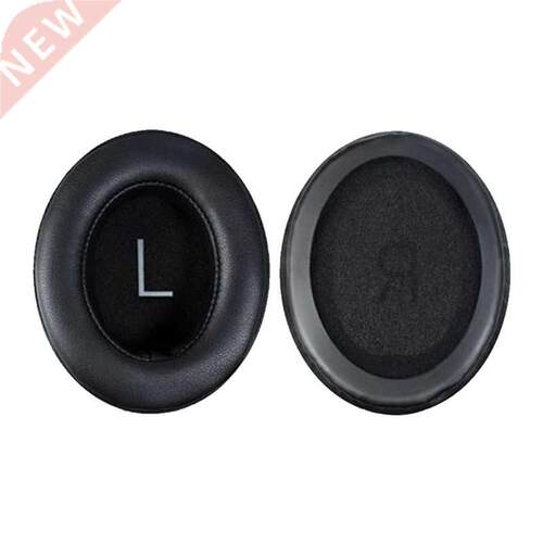 Ear Pads Pillow Cover Black 1Pair Memory Foam Replacement Co