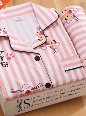 Women&mp;#39;s Pjms New utumn Spring Long Sleeve Sleepwer