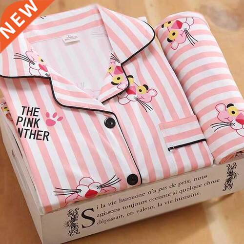 Women&mp;#39;s Pjms New utumn Spring Long Sleeve Sleepwer