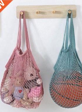 Reusable Frut Shoppng Strng Grocery Shopper Cotton Tote