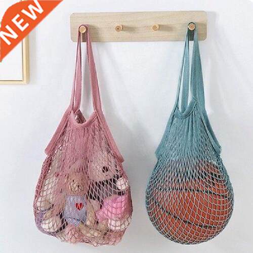 Reusable Frut Shoppng Strng Grocery Shopper Cotton Tote
