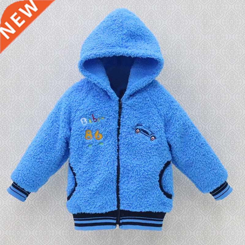 2021 new style winter baby long sleeve coral fleece hoodie j