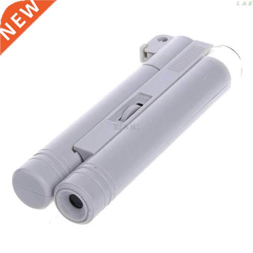 100X Zoom Handheld Microscope LED Light Jewelry Magnifier