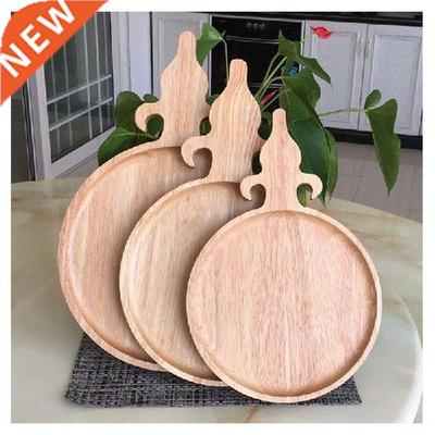 Environmental Children's Pizza Pan Irregular Wood Circular