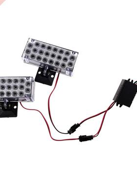 2 x 22 LED Car Flashing Emergency Light Grill Strobe Flash L