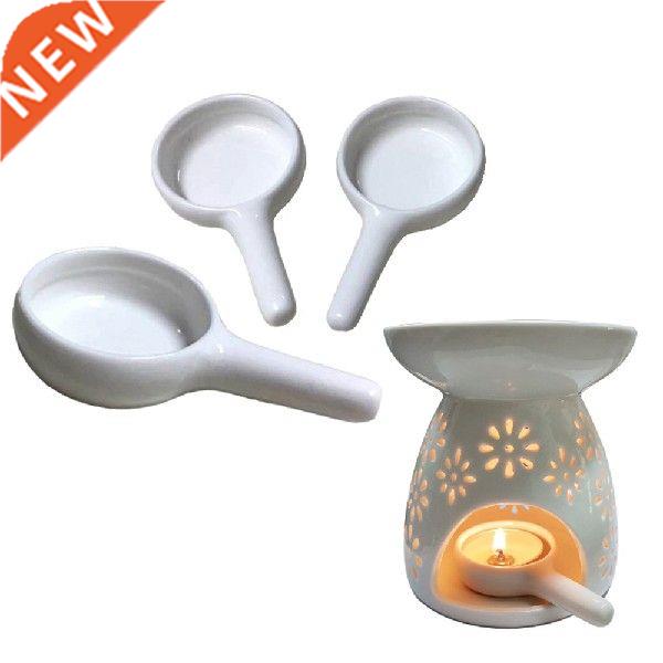 3pc Candle Fragrance Lamp Oil Furnace Bamboo Frame Aroma