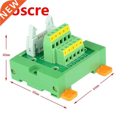 IDC10 male terminal block breakout board IDC10 connector PLC