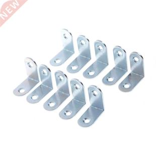 10 Pcs Corner Joint Right Angle Bracket L Shape With 2 Holes
