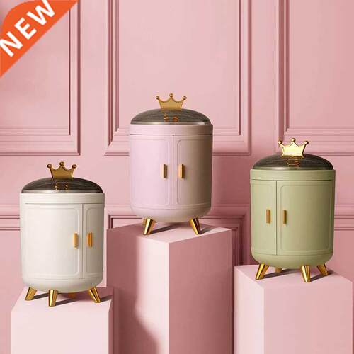 Luxury Rotary Jewelry Storage Box Househd Earrings Necklac