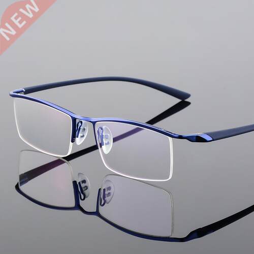 Browline Half Rim Metal Glasses Frame for Men Eyeglasses Fas