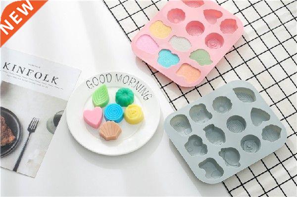 1PC 22.7*19*2.3cm Hot Selling Sea Animal Shaped Silicone