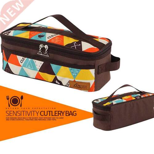 Reusable Storage Bag Cutlery Bag For Outdoor BBQ Picnic Camp