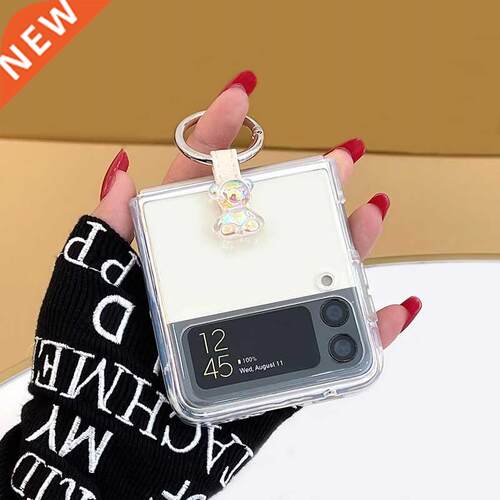 Colorful bear is suitable for Samsung zflip3 mobile phone ca