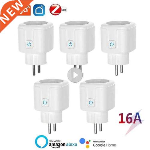 AUBESS ZigBee Smart Plug EU 16A Power Socket Tuya Smart