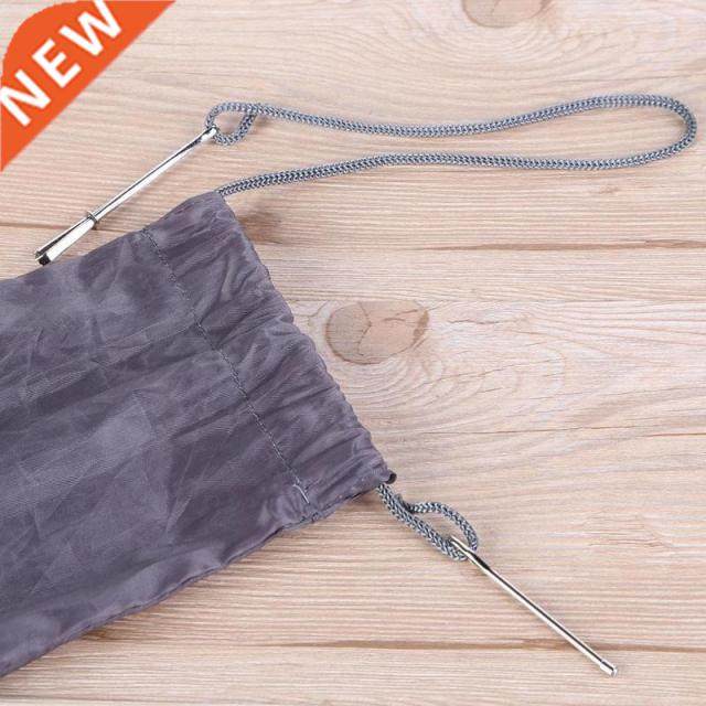 2Pcs Stainless Steel Cited Clips Elastic Belt Wearing Rope W