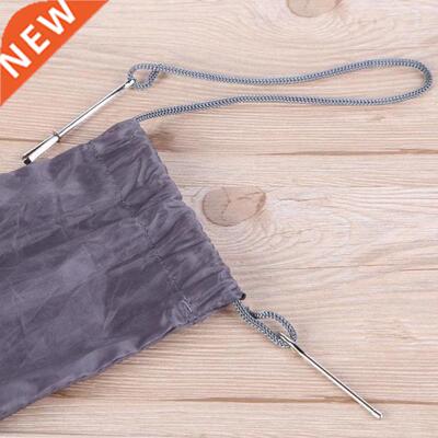 2Pcs Stainless Steel Cited Clips Elastic Belt Wearing Rope W