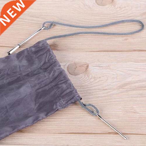 2Pcs Stainless Steel Cited Clips Elastic Belt Wearing Rope W
