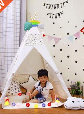 Children Canvas Tent Play House Princess Castle Kid Indoor