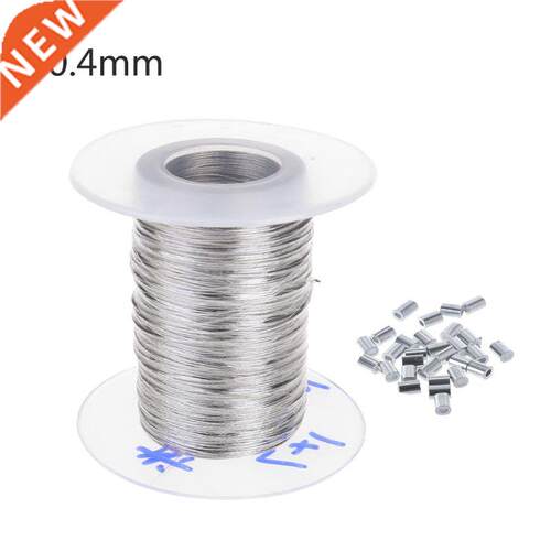 100m Stainless Steel Wire Rope Soft Fishing Lifting Cable wi