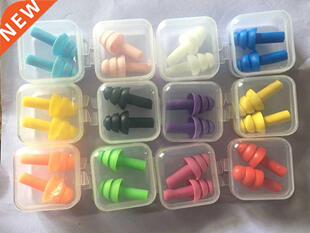 6Pairs box-packed comfort earplugs noise reduction silicone