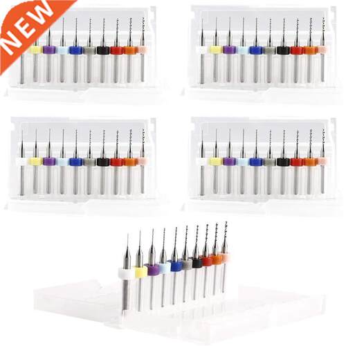 50Pcs PCB Drill Bits Set Carbide Mini Drill Bits for Print C