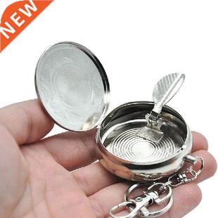 1 pcs Pocket ashtray with keychain mini portable pocket