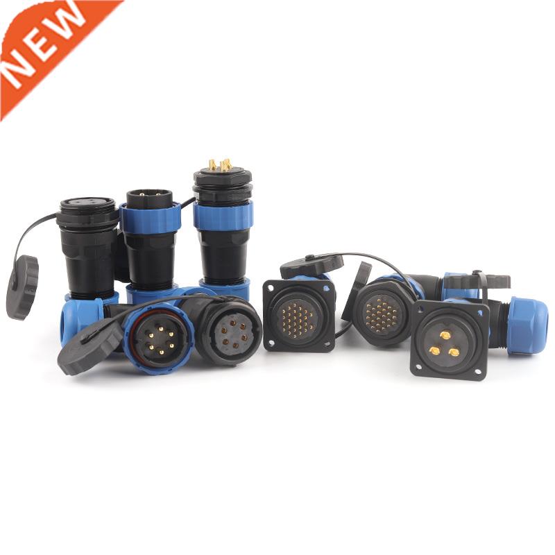 SP28 IP68 Waterproof Elbow /Straight plug socket Male Female