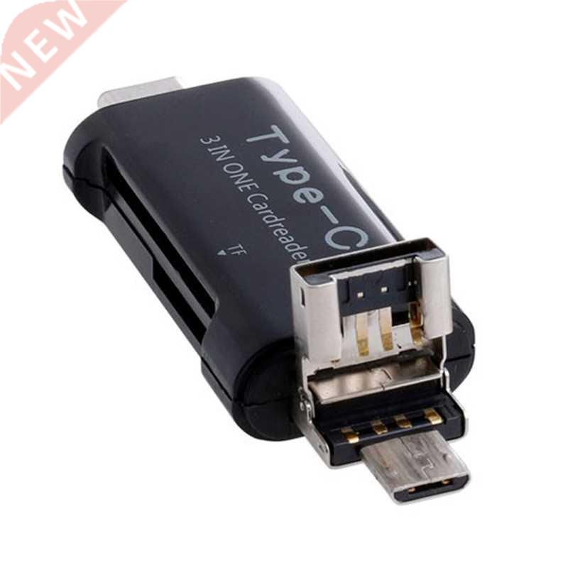 1pcs Micro USB Type C USB  In 1 OTG Card Reader USB2.0 Univ