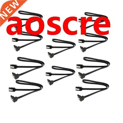 10 Piece Sata .0 Cable Sata Iii 6Gb/S Right Angle 90 Degree