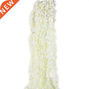 Artificial Silk Wisteria Vine Hanging Flowers Garland Home O