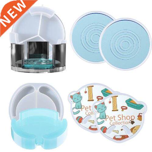 Round Square Coaster Silicone Mold  Epoxy Resin Coaster