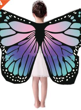 Soft Fabric Butterfly Wings Shawl Fairy Ladies Nymph Pixie C