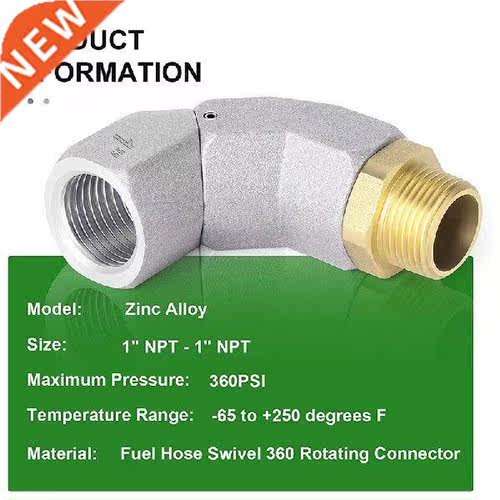 Fuel Hose Swivel 360 Rotating Connector For Fuel Nozzle