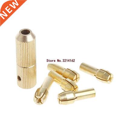 5Pcs 0.5-3.0mm Micro Twist Hand Drill Kit Chuck Electric Dri
