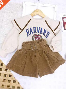 Wholesale Baby Clothes For Girls Clothing Set 2021 Autumn Ki