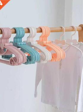 10pcs Kids Clothes Hanger Racks Portable Plastic Display