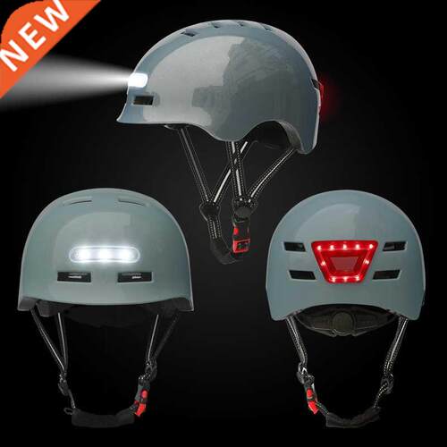 2022 NEW Bike Cycling Helmet Smart Led Tail Light Bike Adult