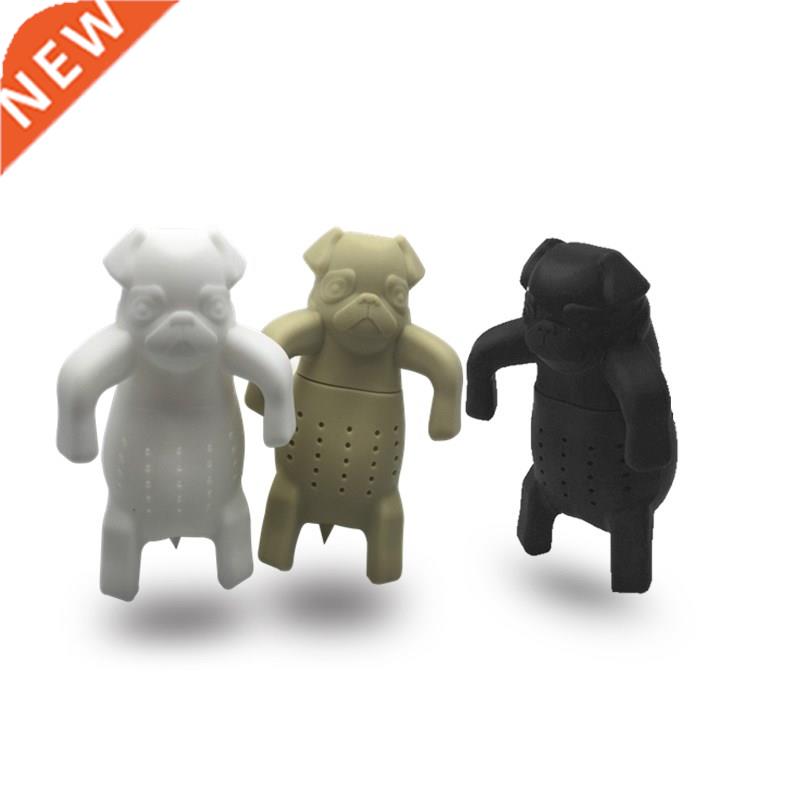 Cute Silicone Pug Dog Tea Infuser Tea Filter Diffuser Reusab
