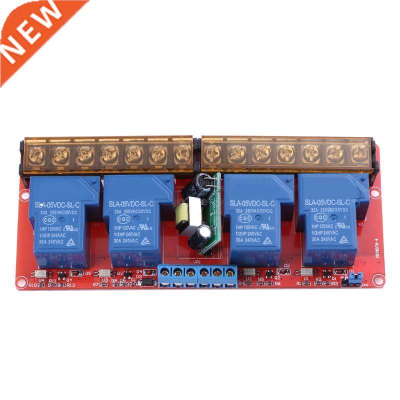 4 Channel Low Relay Module 5V DC AC100-250V 30A Power Supply