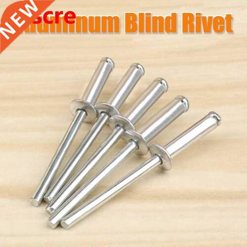 .2/4/4.8mm Aluminium Open Round Head End Blind Rivets Dome