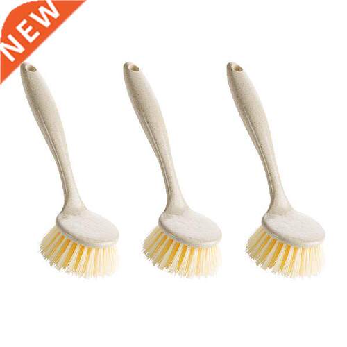 3 pcs Kitchen Pot Brushes Hanging Long Handle Portable