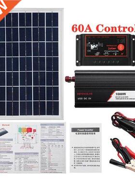 1000W Solar Panel System Solar Panel 60A Charge Controller
