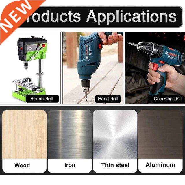 3-12 4-12 4-20mm HSS Straight Groove Step Drill Bit Set Tita