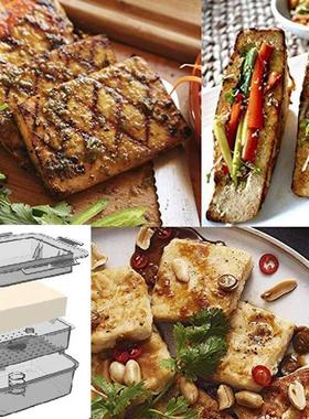 Tofu Press Presser Drainer Gadget Built-in Drainage Water