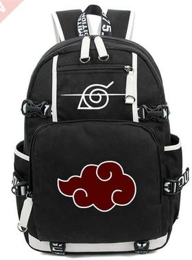 Anime Cosplay Backpack Akatsuki Sharingan Student School Sho