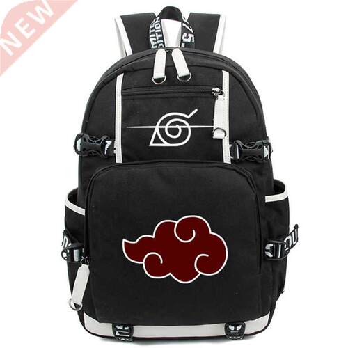Anime Cosplay Backpack Akatsuki Sharingan Student School Sho
