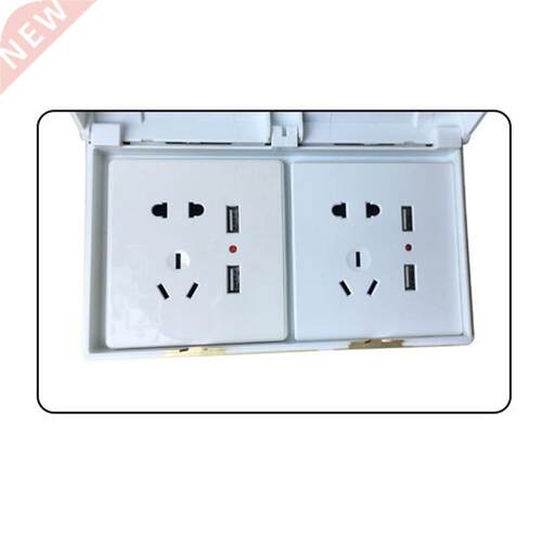 Electric Wall Mount Durable Double Socket Household Outlet