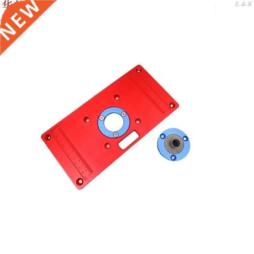 Aluminum Alloy Router Table Insert Plate with Ring 适用于 Wo