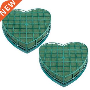 New 2Pcs Floral Foam Heart-Shaped Flower Holder with Floral